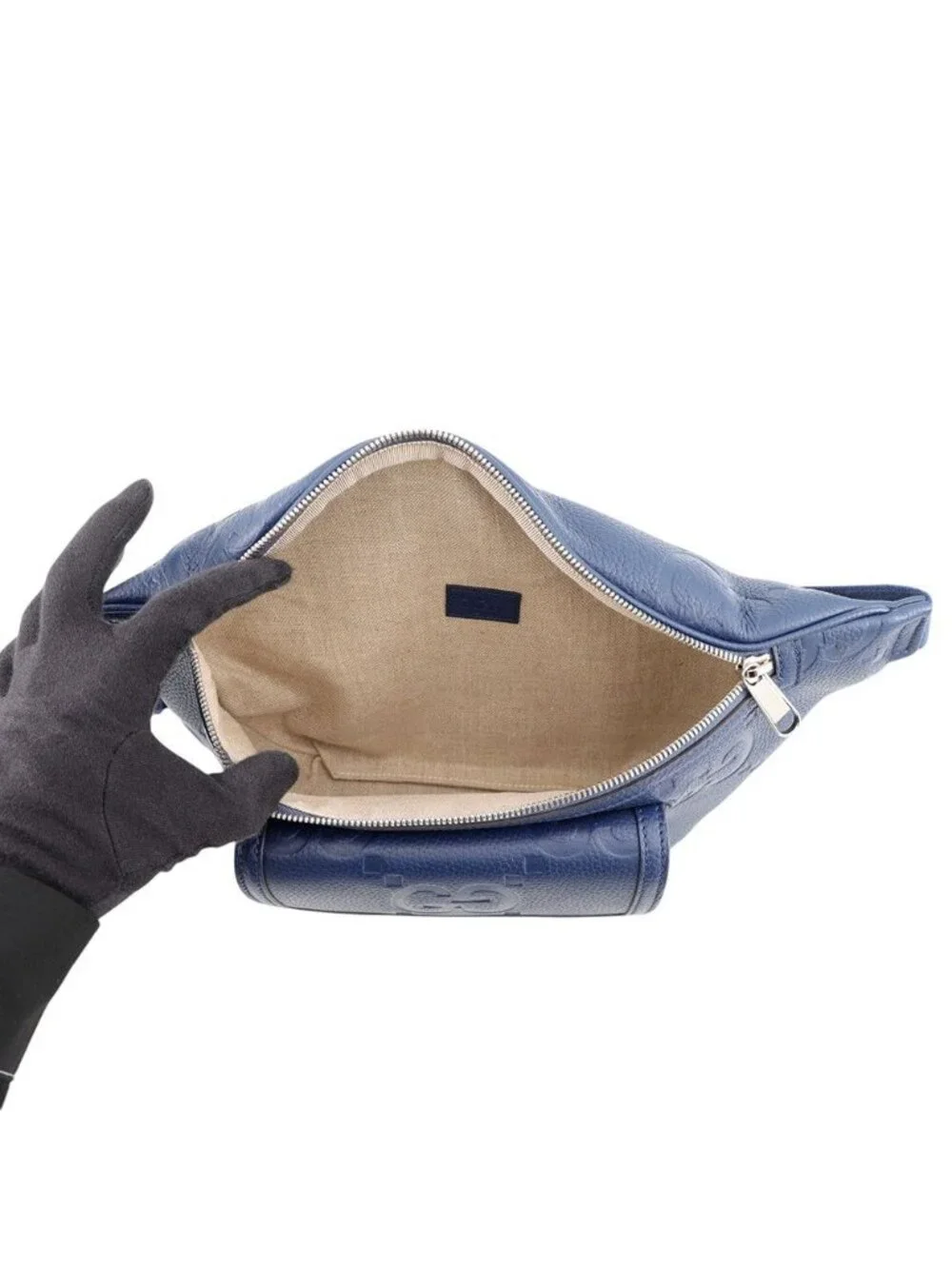 Gucci Belt Bag Jumbo GG Embossed Leather